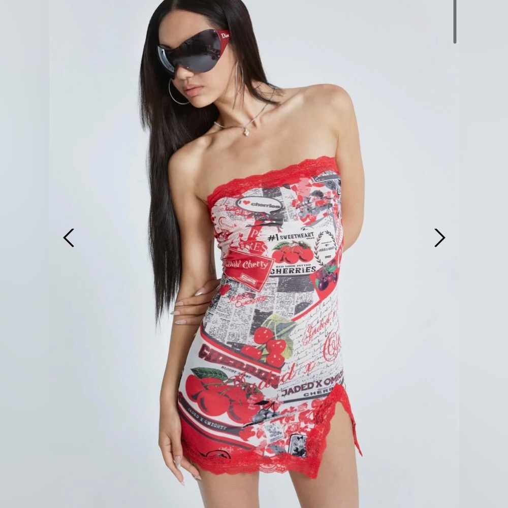 Jaded London “laced up nighty dress”